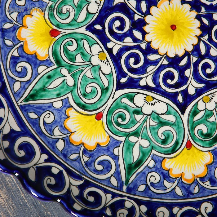 Ляган лодка Риштанская Керамика 32см Ляган лодка Риштанская Керамика 32см