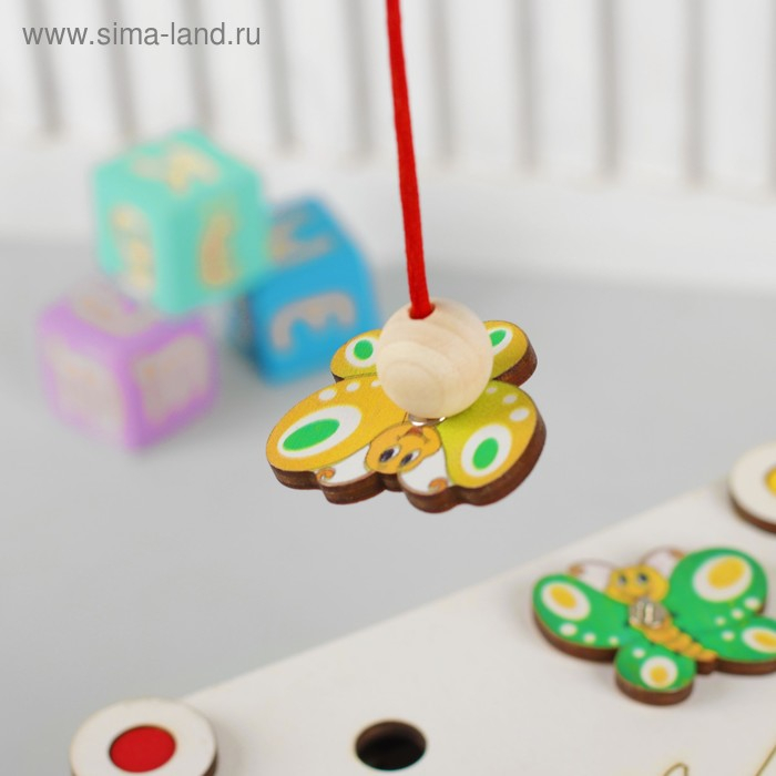 Бизикуб со светом &laquo;Зверушки&raquo; 17х17х18 см