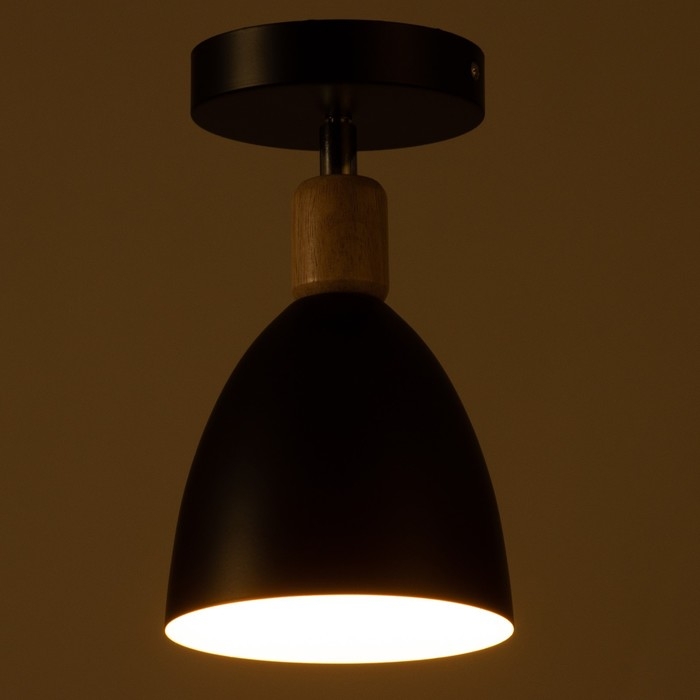 Спот Спот "Дан" Е27 40Вт черный 14х14х24 см