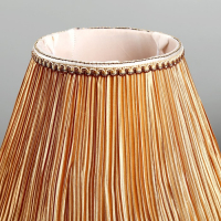 Лампа настольная "Аманда" 1х40Вт Е27 220В золото-черный 25х25х39 см RISALUX