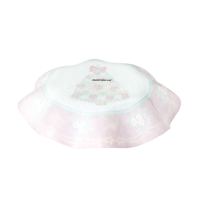 Салатник стеклянный Доляна &laquo;Новогодняя ель&raquo;, 400 мл, 19&times;3,7 см