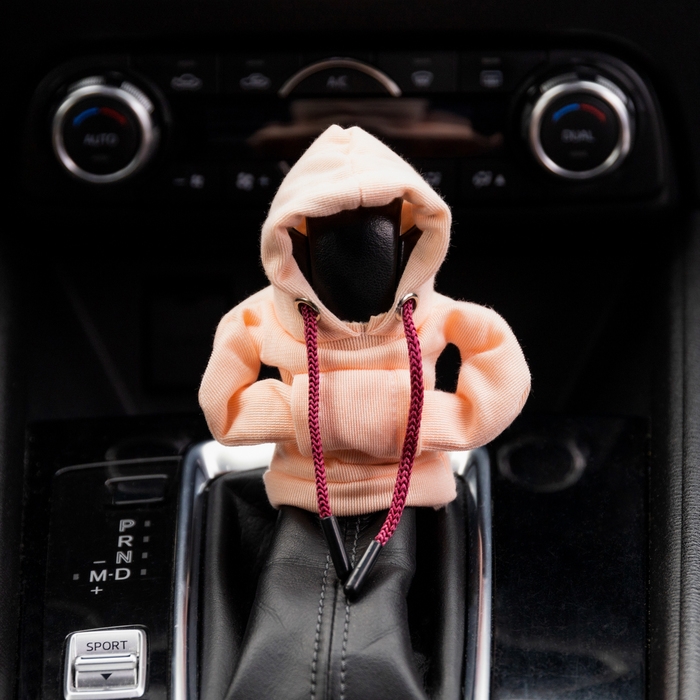 Чехол на рычаг коробки передач, Худи, розовый Чехол на рычаг коробки передач, Худи, розовый