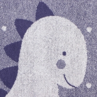 Полотенце махровое Этель &laquo;Динозаврик&raquo;, 50х90 см, 100% хлопок, 420 г/м2