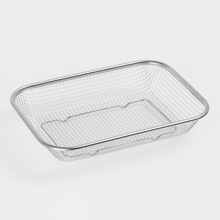 Сито - корзинка Доляна, 201 сталь, 30×22 см Сито - корзинка Доляна, 201 сталь, 30×22 см