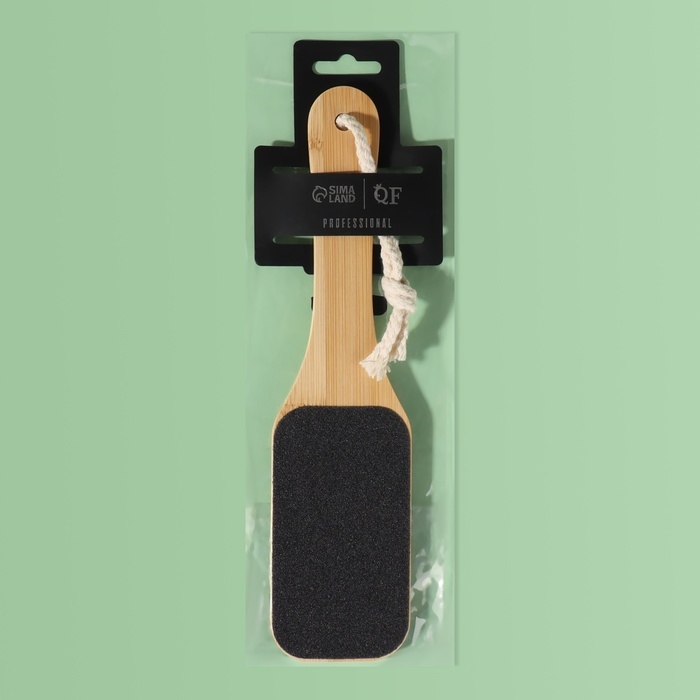 Пилка для ног «BAMBOO», наждачная, двусторонняя, с подвесом, 25 см, бамбуковая Пилка для ног «BAMBOO», наждачная, двусторонняя, с подвесом, 25 см, бамбуковая