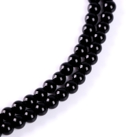 Бусины из натурального камня «Чёрный агат» набор 60 шт., размер 1 шт. — 6 мм Бусины из натурального камня «Чёрный агат» набор 60 шт., размер 1 шт. — 6 мм