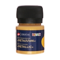 Краска акриловая Metallic 20 мл, ЗХК Decola, Золото инков, 4926969 Краска акриловая Metallic 20 мл, ЗХК Decola, Золото инков, 4926969