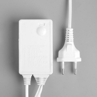 Гирлянда &laquo;Водопад&raquo; 2 &times; 6 м, IP44, УМС, белая нить, 1500 LED, свечение белое, 8 режимов, 220 В