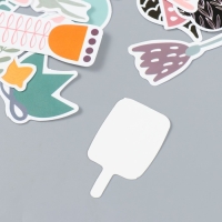 Наклейки для творчества "Лесные звери" набор 50 шт 7х4 см Наклейки для творчества "Лесные звери" набор 50 шт 7х4 см