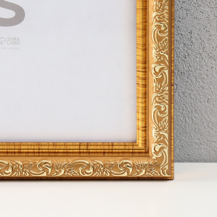 Фоторамка пластик Фоторамка пластик "Винтаж" 40х50 см, золото