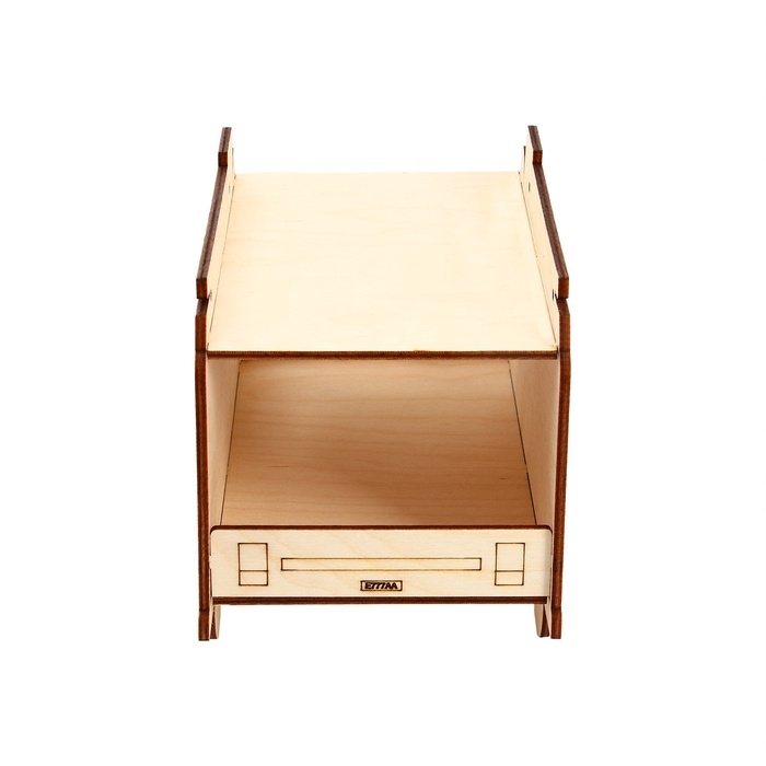 Деревянная кормушка-конструктор &laquo;Пожарная машина&raquo; своими руками, 22 &times; 12 &times; 14 см, Greengo