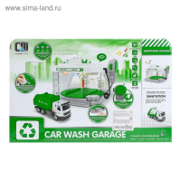 Парковка «Городские службы» с машинкой и рацией, световые и звуковые эффекты, МИКС Парковка «Городские службы» с машинкой и рацией, световые и звуковые эффекты, МИКС