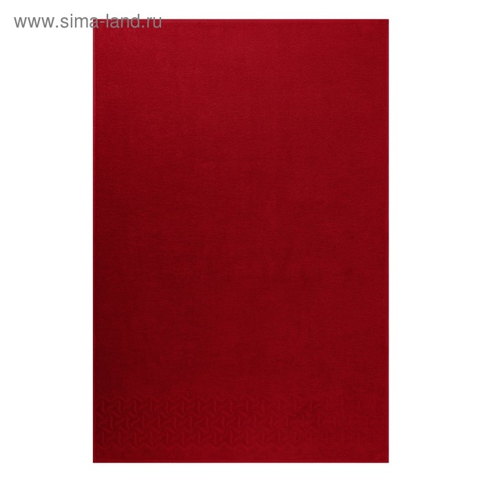 Полотенце махровое Радуга, 100х150см, цвет красный, 295гр/м, хлопок