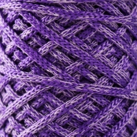 Шнур для вязания 35% хлопок,65% полипропилен 3 мм 85м/160&plusmn;10 гр (Лаванда/фиолетовый)