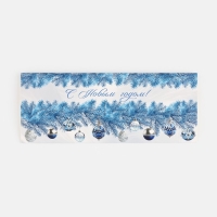 Коробка для конфет, кондитерская упаковка, 5 ячеек, &laquo;Новогодняя роскошь&raquo;, 5 х 21 х 3.3 см, Новый год