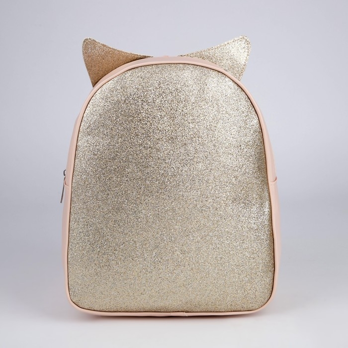 Рюкзак детский для девочки с блестками &laquo;Лисичка&raquo;, съемные элементы, 27х23х10 см