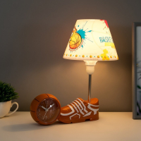 Настольная лампа "Баскетбол" E14 15Вт оранжево-белый 6х30х32,5 см RISALUX Настольная лампа "Баскетбол" E14 15Вт оранжево-белый 6х30х32,5 см RISALUX