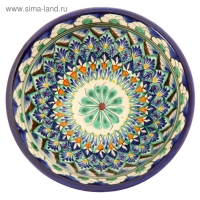 Коса Риштанская Керамика "Узоры", 18 см, большая,  микс