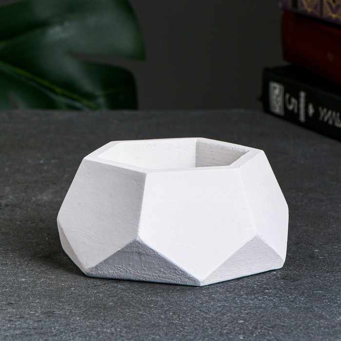 Фигурное кашпо Фигурное кашпо "Шестигранник" 11,5х11,5х5,5см