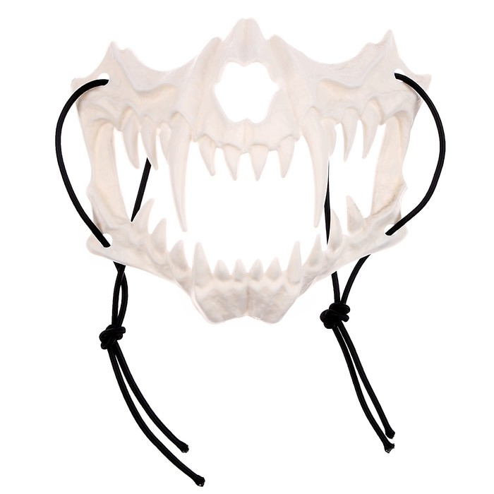 Маска «Челюсть» цвет белый Маска «Челюсть» цвет белый