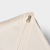 Органайзер для хранения белья Доляна &laquo;Тео&raquo;, 6 ячеек, с прозрачной крышкой, 32&times;23&times;12 см, цвет серый