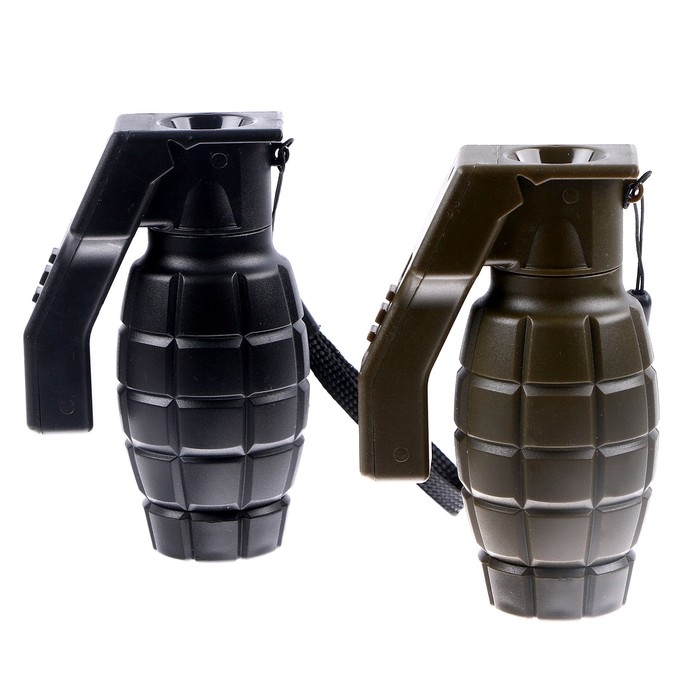 Лазер «Граната» с фонариком, цвета МИКС Лазер «Граната» с фонариком, цвета МИКС