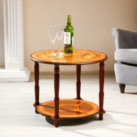 Столик декоративный "Старинная карта" 60х60х49 см