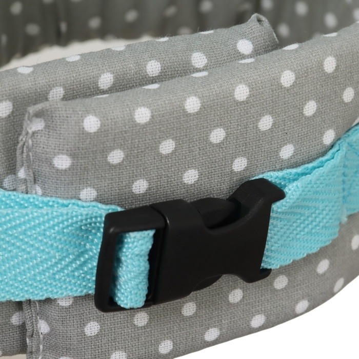 Вожжи детские №1, Серый горох, цвет серый Вожжи детские №1, Серый горох, цвет серый