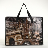 Сумка хозяйственная на молнии, цвет коричневый Сумка хозяйственная на молнии, цвет коричневый