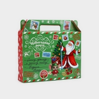 Коробка подарочная новогодняя складная &laquo;Новогодняя почта&raquo;, 33.7 х 25.7 х 7.9 см, Новый год