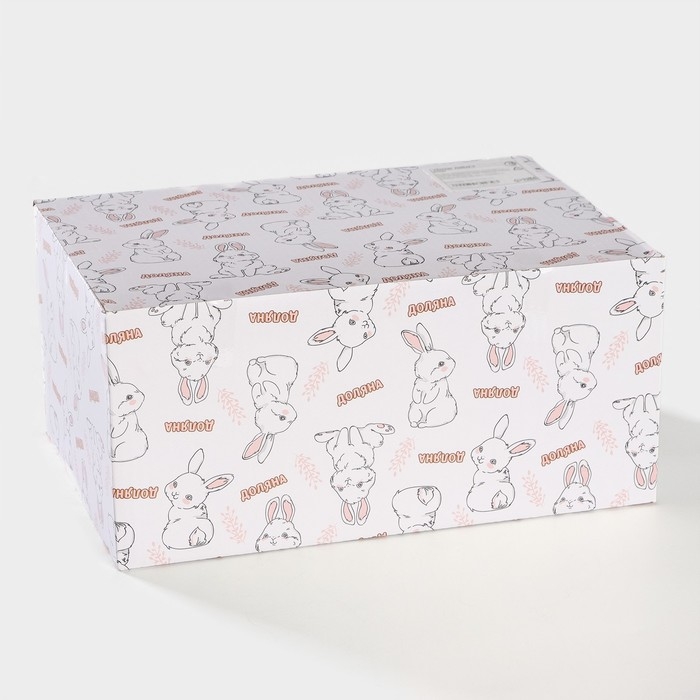 Блюдо сервировочное Доляна &laquo;Зайка&raquo;, 30&times;16,5&times;10 см, цвет розовый