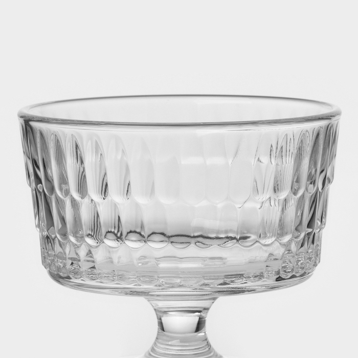 Ваза стеклянная для мороженого RAIN, 240 мл, d=9,3 см