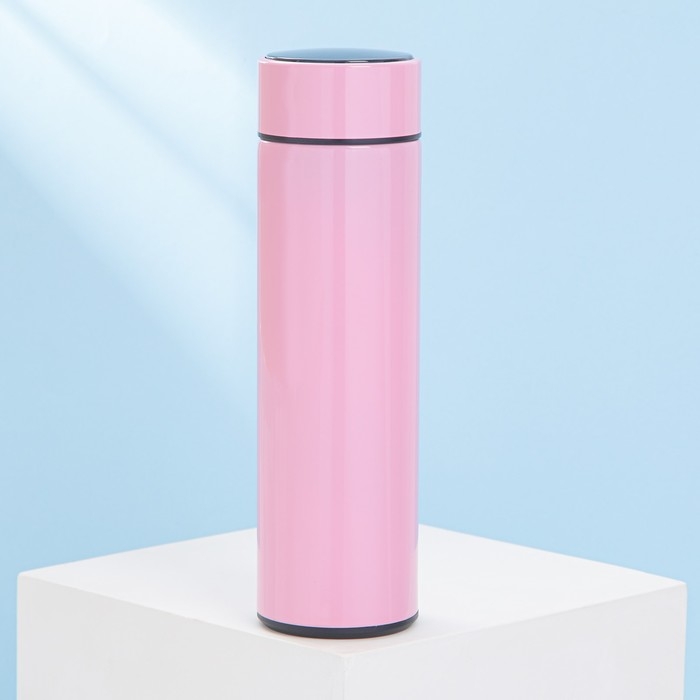 Термос с индикатором температуры &laquo;Бесконечно прекрасно&raquo;, 500 мл, сохраняет тепло 8-10 ч