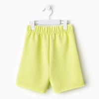 Комплект для девочки (футболка, шорты) MINAKU цвет лимонный, рост 134 Комплект для девочки (футболка, шорты) MINAKU цвет лимонный, рост 134
