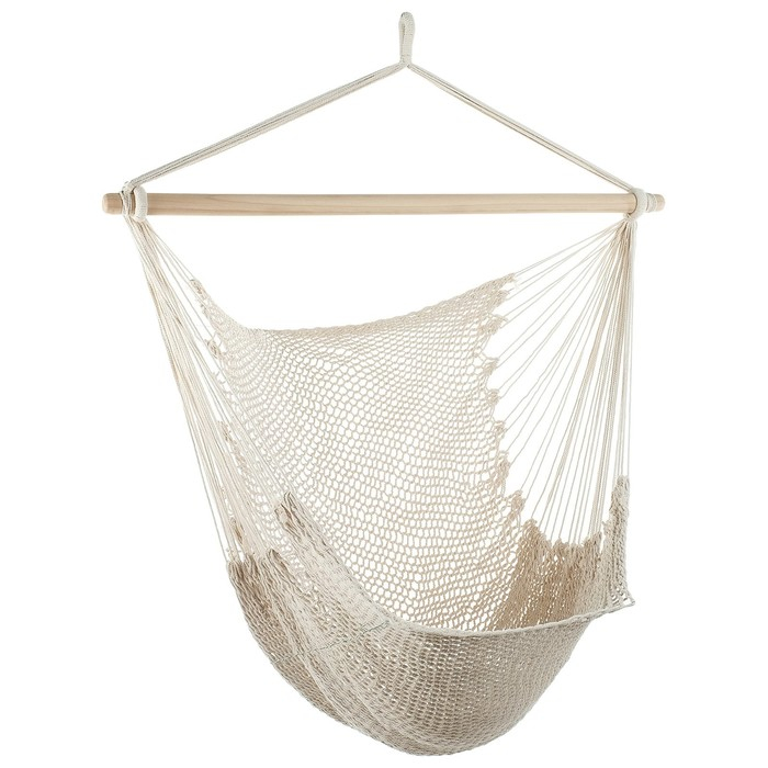 Гамак-кресло maclay, подвесное, 100 х 140 см, цвет белый Гамак-кресло maclay, подвесное, 100 х 140 см, цвет белый