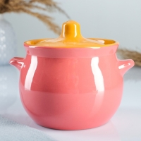 Горшок керамический для запекания "Пиканто" 0,65л / 12,5х11,5см, радуга МИКС Горшок керамический для запекания "Пиканто" 0,65л / 12,5х11,5см, радуга МИКС