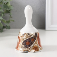 Колокольчик керамика "Узор пейсли" 6,5х6,5х10,5 см Колокольчик керамика "Узор пейсли" 6,5х6,5х10,5 см