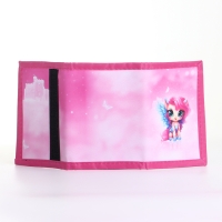Кошелёк детский на липучке &laquo;Выбражулька&raquo;, цвет розовый