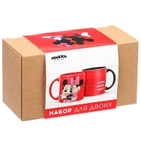 Набор парных кружек, 320 мл "Я так люблю тебя", Микки и друзья