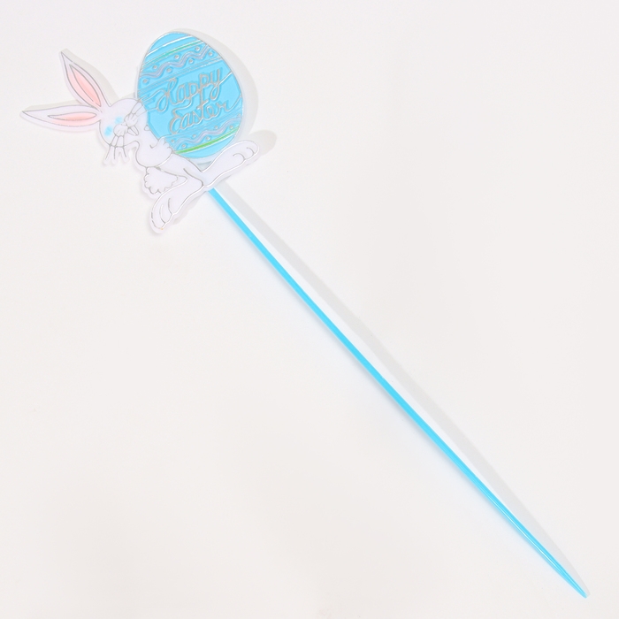Шпажки &laquo;Пасхальный кролик&raquo;, цвет голубой