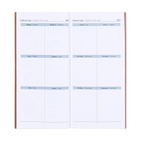 Еженедельник датированный 2025 года, 80х165 мм, 64 листа ESCALADA, мягкая обложка из искусственной кожи, блинтовое тиснение, блок 70 г/м², бежевый Еженедельник датированный 2025 года, 80х165 мм, 64 листа ESCALADA, мягкая обложка из искусственной кожи, блинтовое тиснение, блок 70 г/м², бежевый