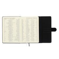 Ежедневник датированный 2024 A5 176 листов, deVENTE.Tudor, твёрдая обложка из искусственной кожи, ляссе, кремовый блок 70 г/м2, чёрный