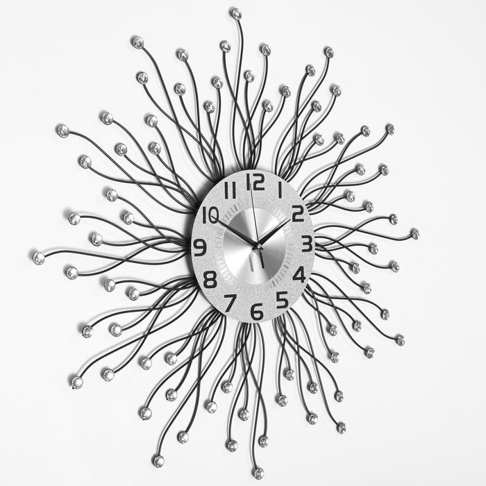 Часы настенные, интерьерные, большие Часы настенные, интерьерные, большие "Роу", бесшумные, d-68 см, циферблат d-22 см
