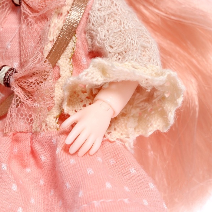 Кукла шарнирная «Арина» в платье, МИКС Кукла шарнирная «Арина» в платье, МИКС