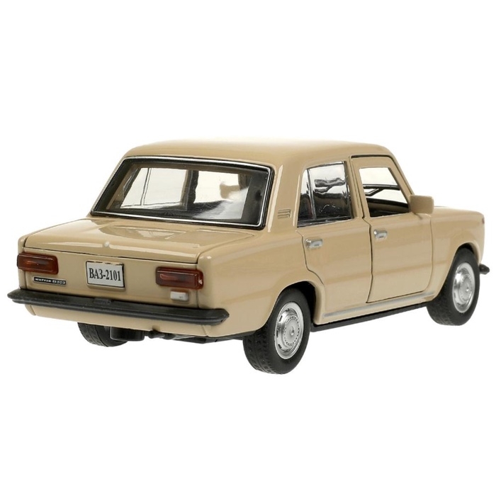 Машинка металлическая «ВАЗ-2101», ретро - модель «Копейка», открываются двери, багажник, инерция, 12 см, бежевый Машинка металлическая «ВАЗ-2101», ретро - модель «Копейка», открываются двери, багажник, инерция, 12 см, бежевый