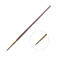 Кисть белка, круглая №3, "Гамма" Кисть белка, круглая №3, "Гамма"