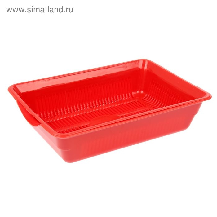 Туалет глубокий с сеткой 36 х 25 х 9 см, красный