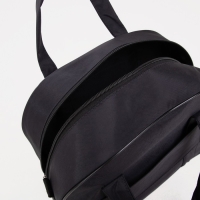 Чемодан малый 37 л (S), с расширением, сумка дорожная на молнии, цвет чёрный