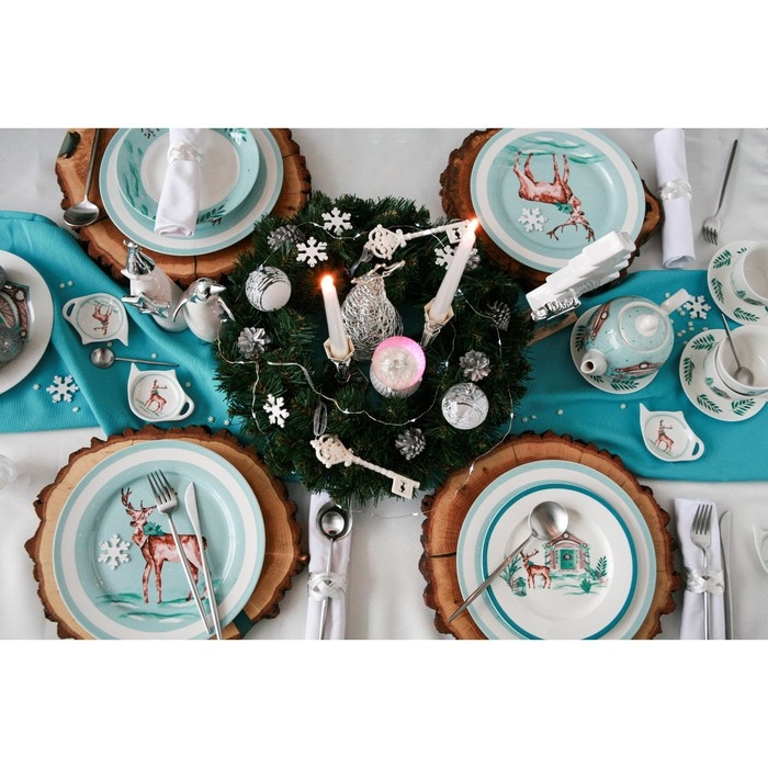 Столовые приборы из нержавеющей стали Magistro «Фолк», 4 предмета, цвет серебряный Столовые приборы из нержавеющей стали Magistro «Фолк», 4 предмета, цвет серебряный