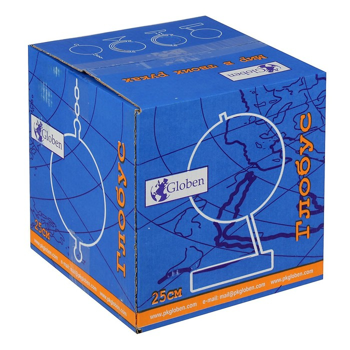 Глoбус зоогеографический (детский) Глoбус зоогеографический (детский) "Классик Евро", диаметр 250 мм, с подсветкой от батареек